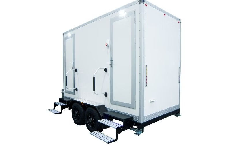 Thumbnail: Luxury 2 doors Mobile Toilet and a Trailer
