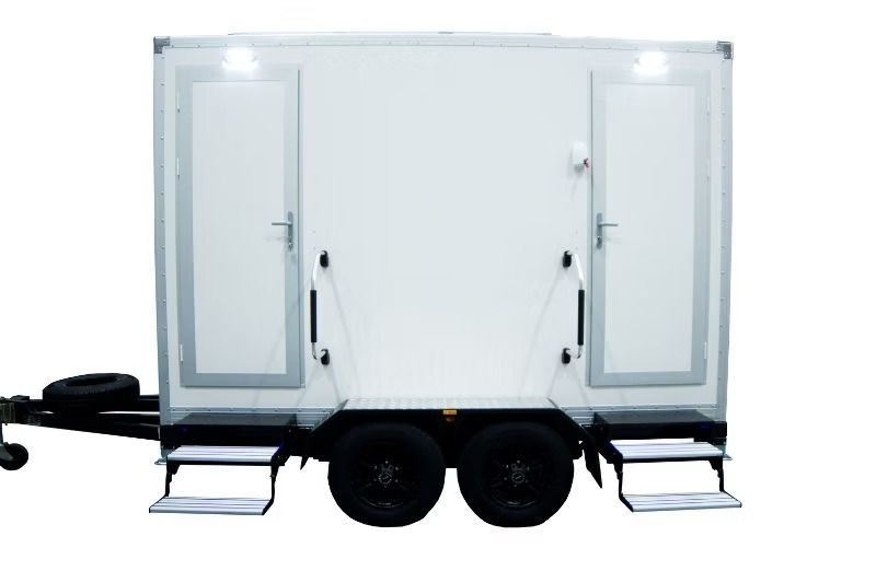 Thumbnail: Luxury 2 doors Mobile Toilet and a Trailer