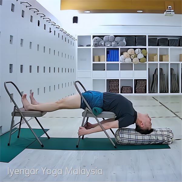 Iyengar Development Course, Viparita Dandasana