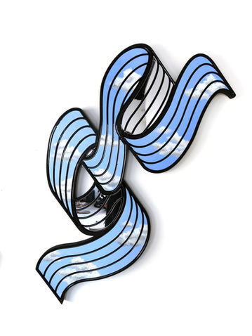 cloud art, shaped canvas, Jenna krypell, nye artist 