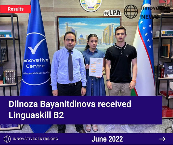 More than 20 students of Innovative Centre received B2 in Linguaskill