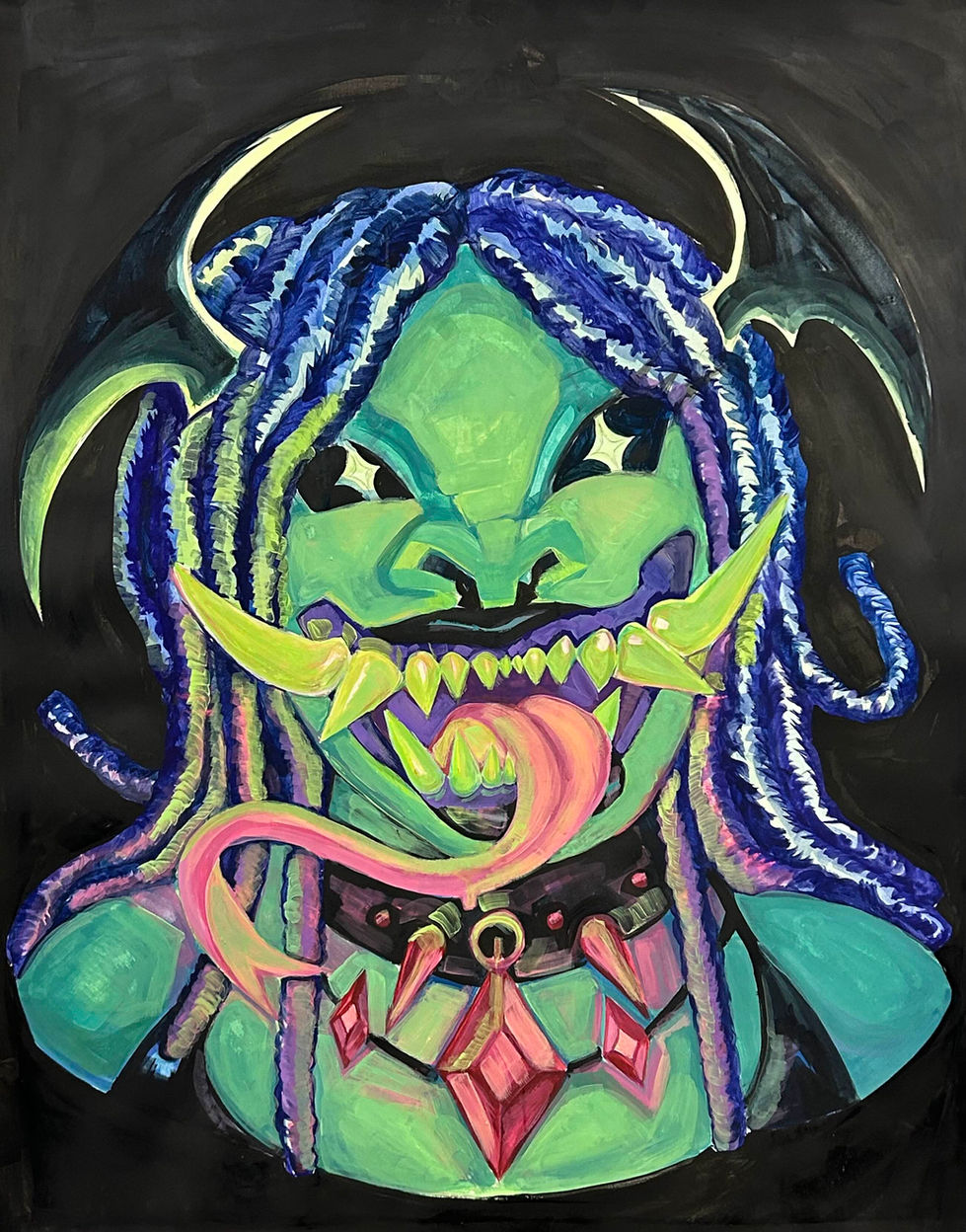 monster self portrait