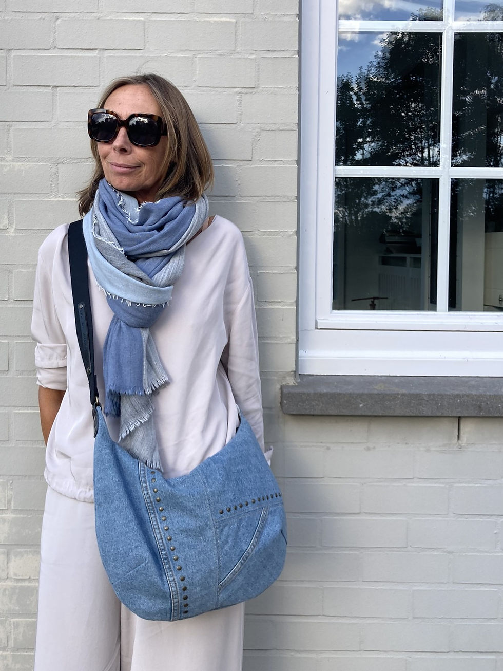 Modèle pluton en denim clair