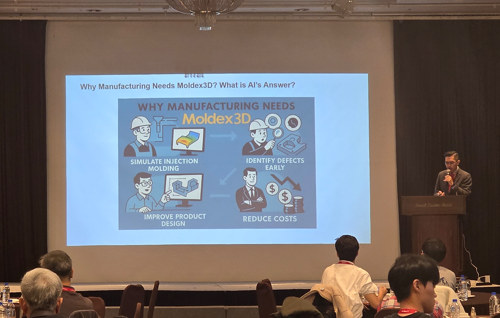 Level-up Molding Simulation with Digital Twin, AI, Optimization and Automation / Allen Peng Managing Director of APAC