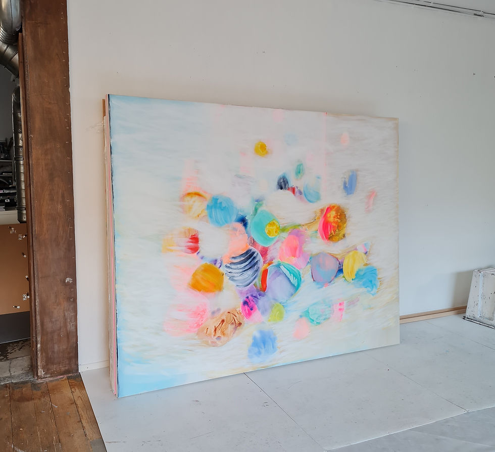 Thumbnail: "Love in Bloom" - 160x200cm