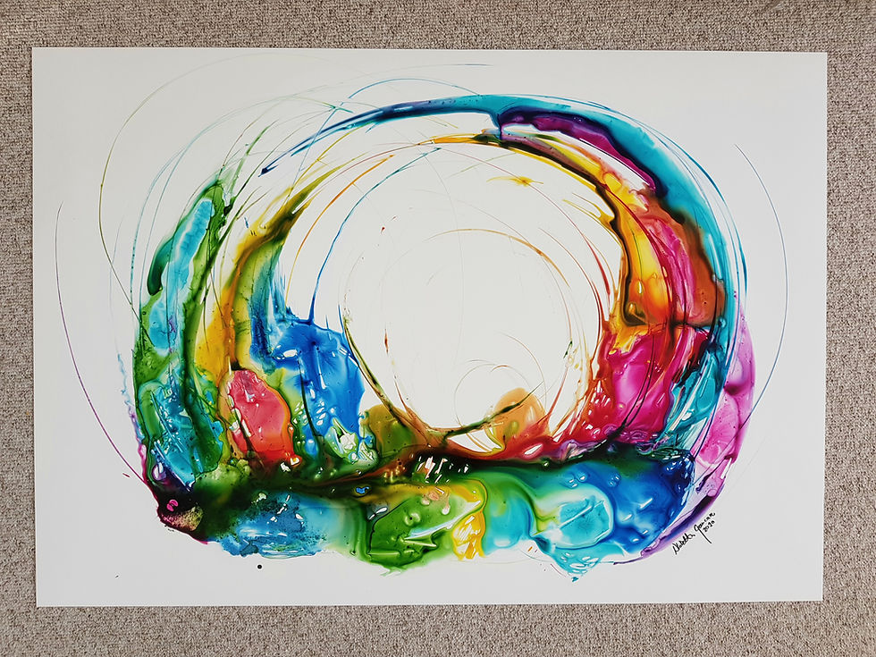 Thumbnail: "Flow 10"  - 70x100cm