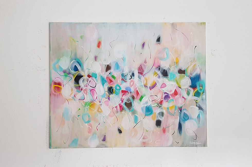 Thumbnail: "Butterflies III" - 100x80x2cm