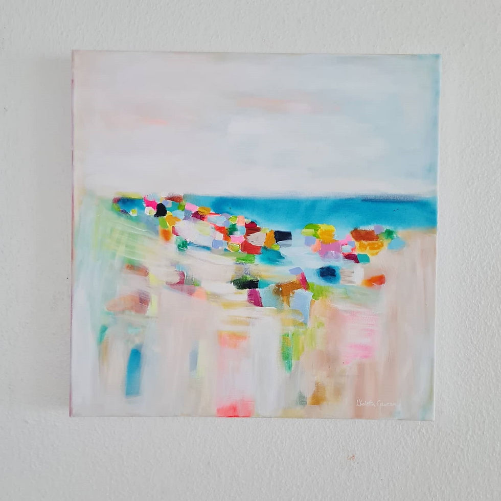 Thumbnail: "Ocean Breeze" - 50x50x4cm