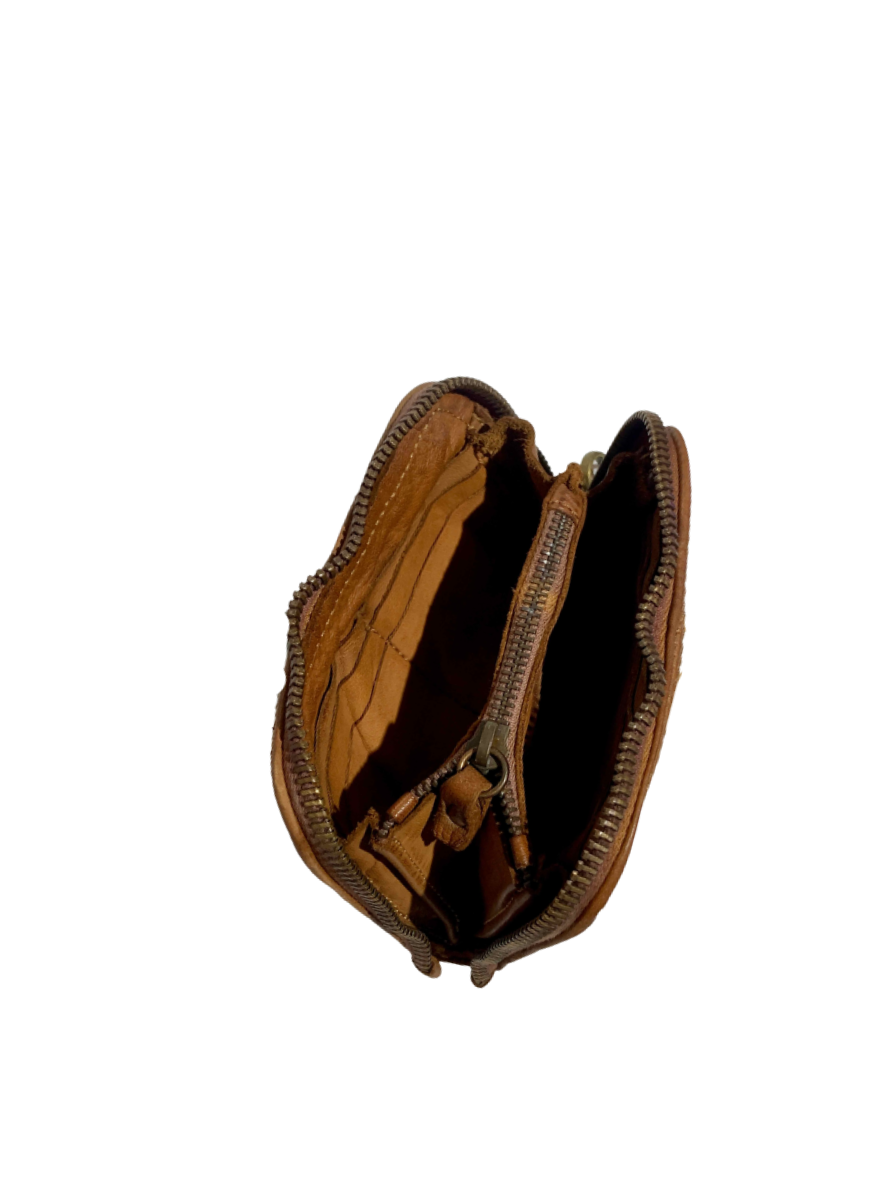 BAYSIDE84 - Zipped Wallet - A/P08 - Tan 1