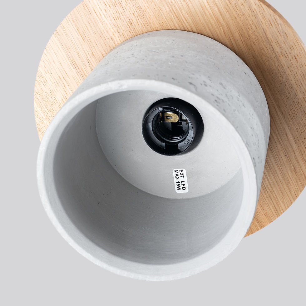 Miniatură: Lustră MAB beton