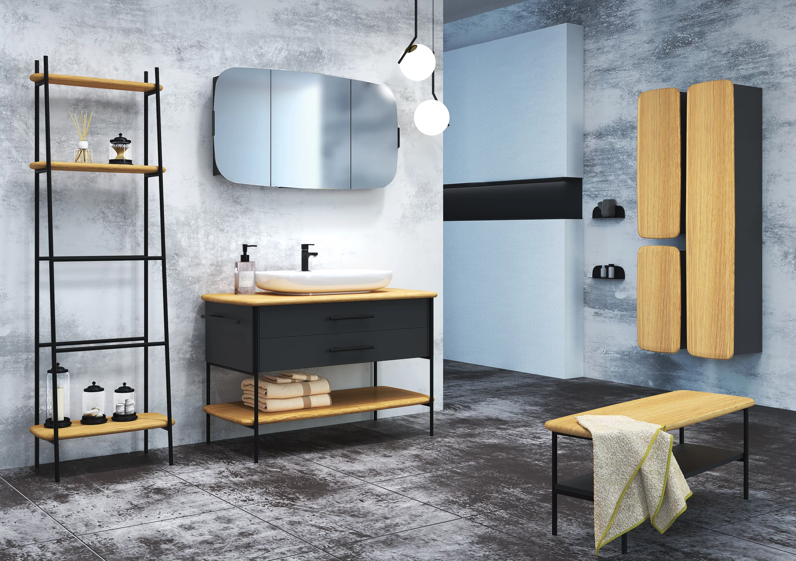 mobilier baie OVAL dragdelemn.ro.webp