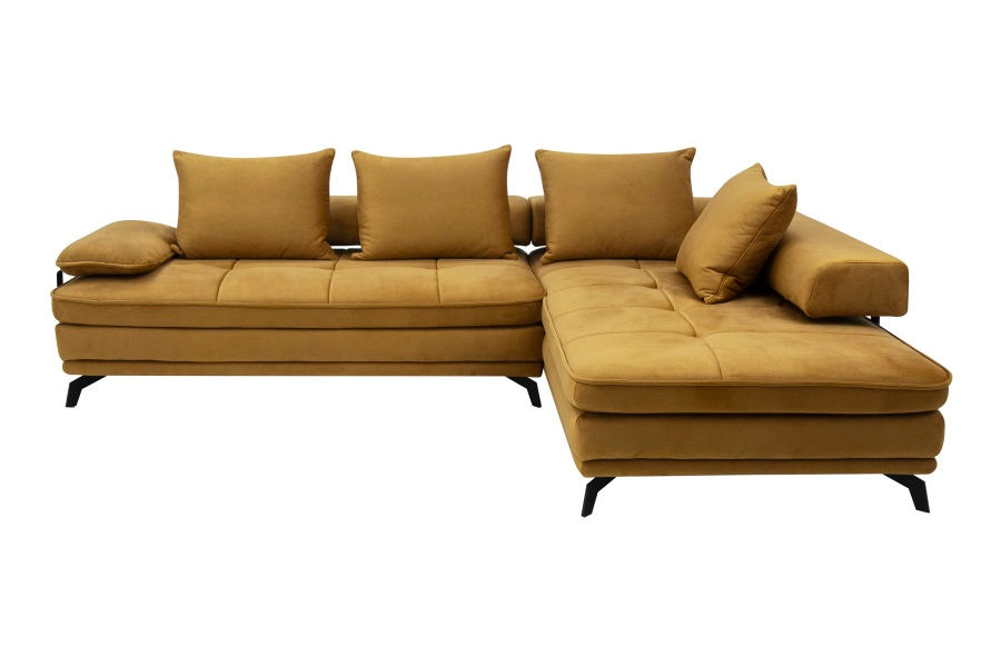 Miniatură: Canapea colțar cu reglaj electric FLORENCE, model personalizabil