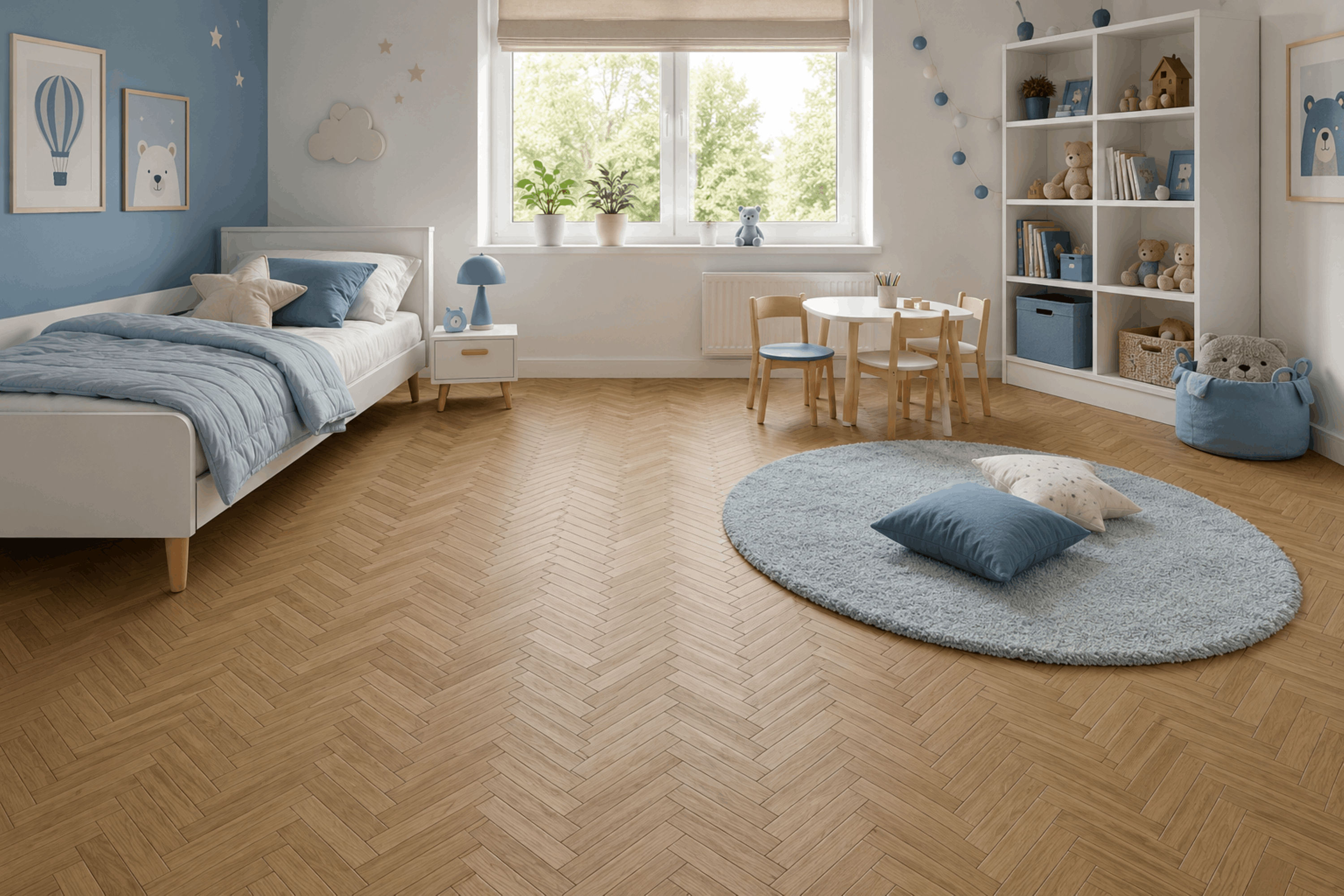 Parchet stratificat Herringbone OAK STANDARD, 490 x 70 x 8,5 mm, lacuit
