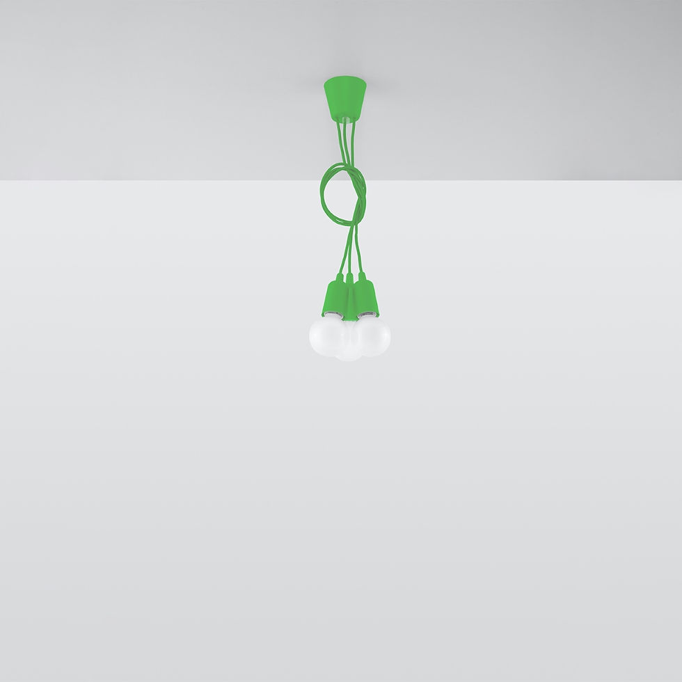 Miniatură: Lustră DIEGO 3 verde