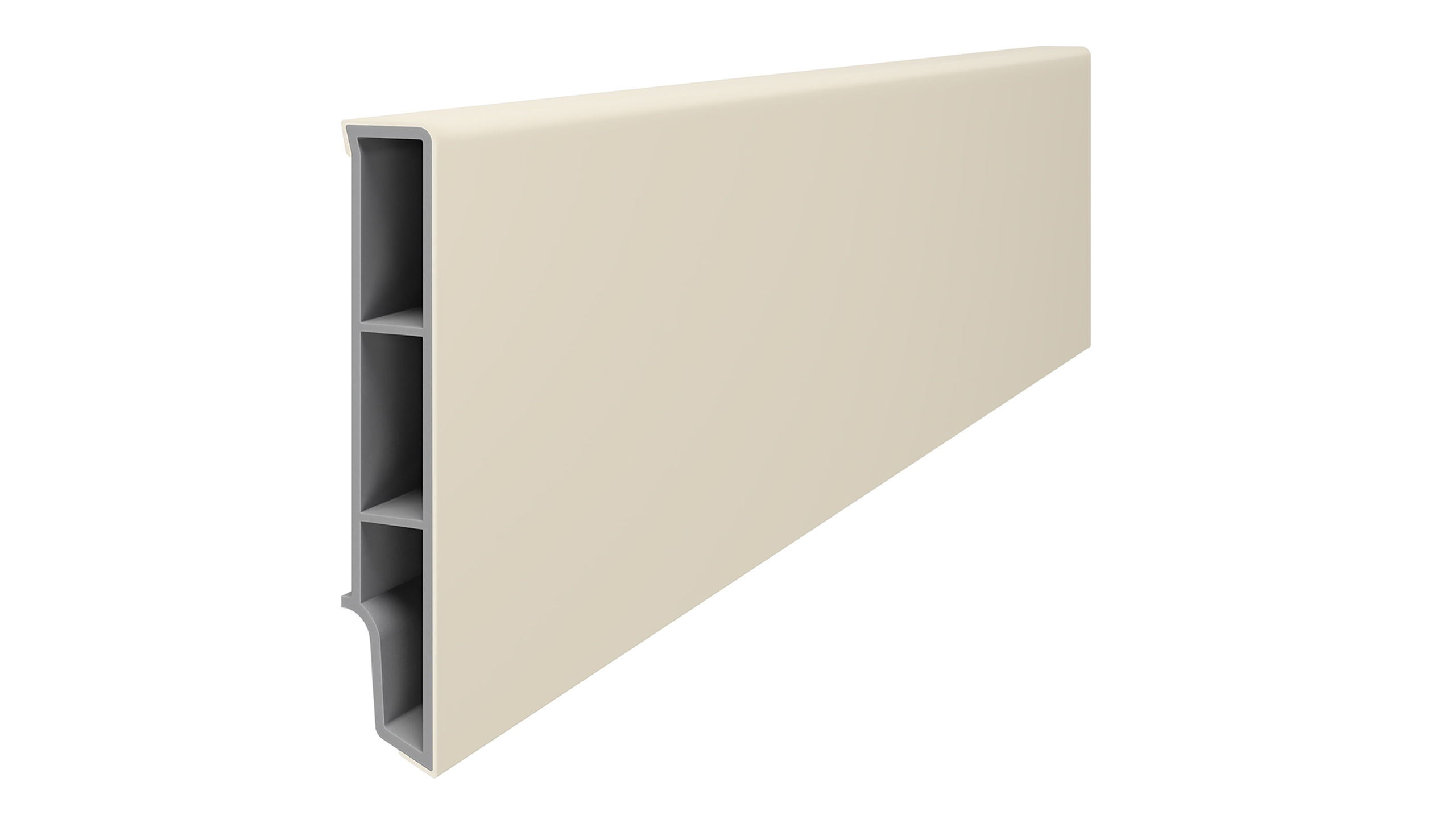 Plinta compozit Vilo SEMPLA 712, beige, 2400 x 80 x 14 mm