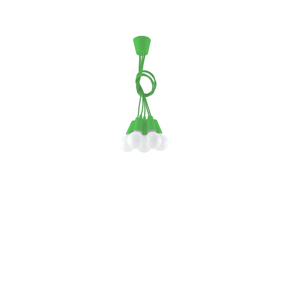 Miniatură: Lustră DIEGO 5 verde