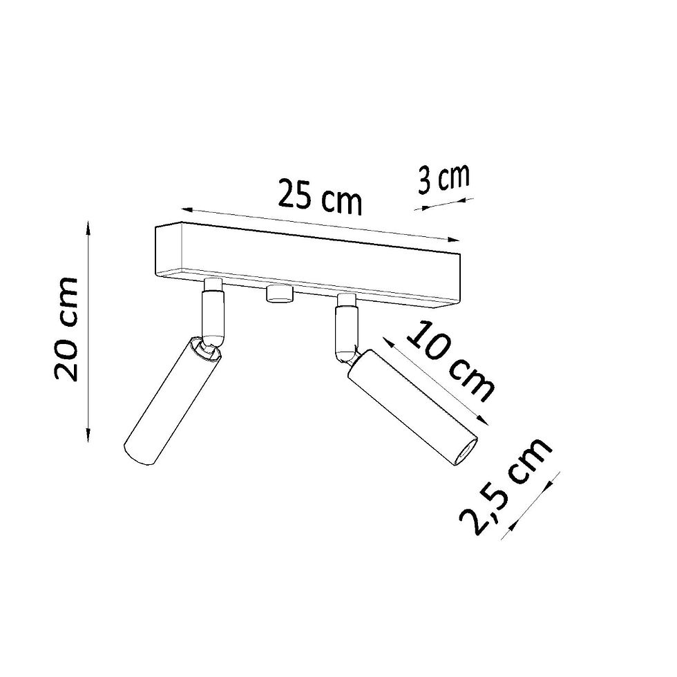 Miniatură: Plafonieră EYETECH 2 alb
