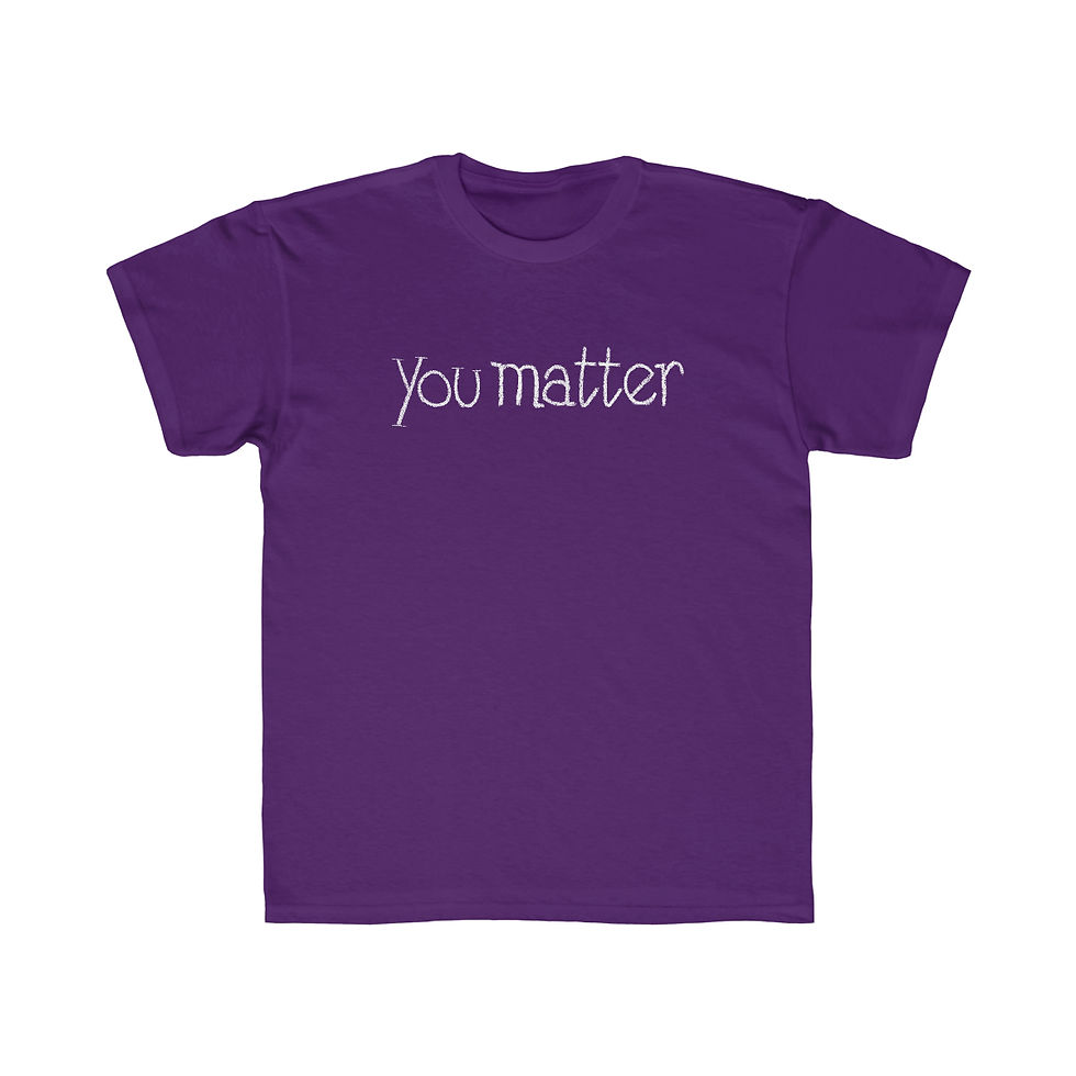 Thumbnail: "you matter" Youth Tee