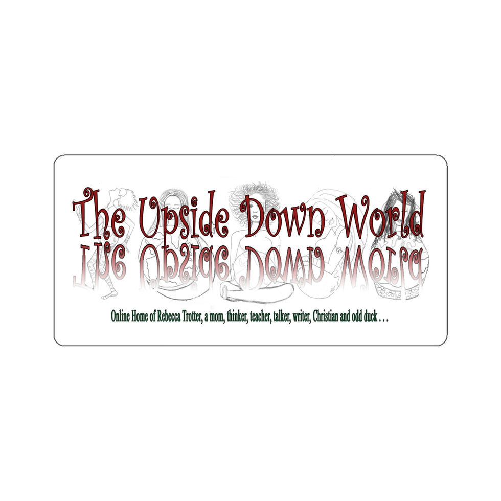 Thumbnail: The Upside Down World Logo Sticker