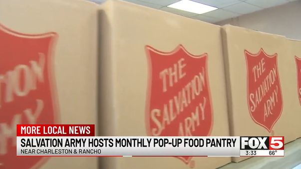FOX 5 Vegas: Salvation Army of Southern Nevada hosts pop-up food pantries in Las Vegas