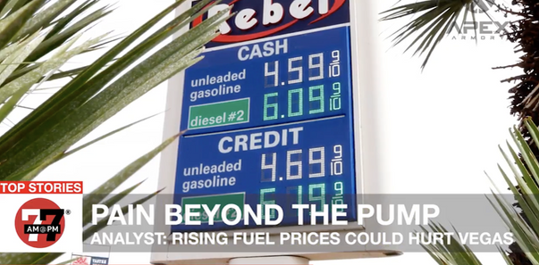 Las Vegas Review-Journal: Analyst: Las Vegas has ‘a lot to be concerned about’ with rising gas, jet fuel prices