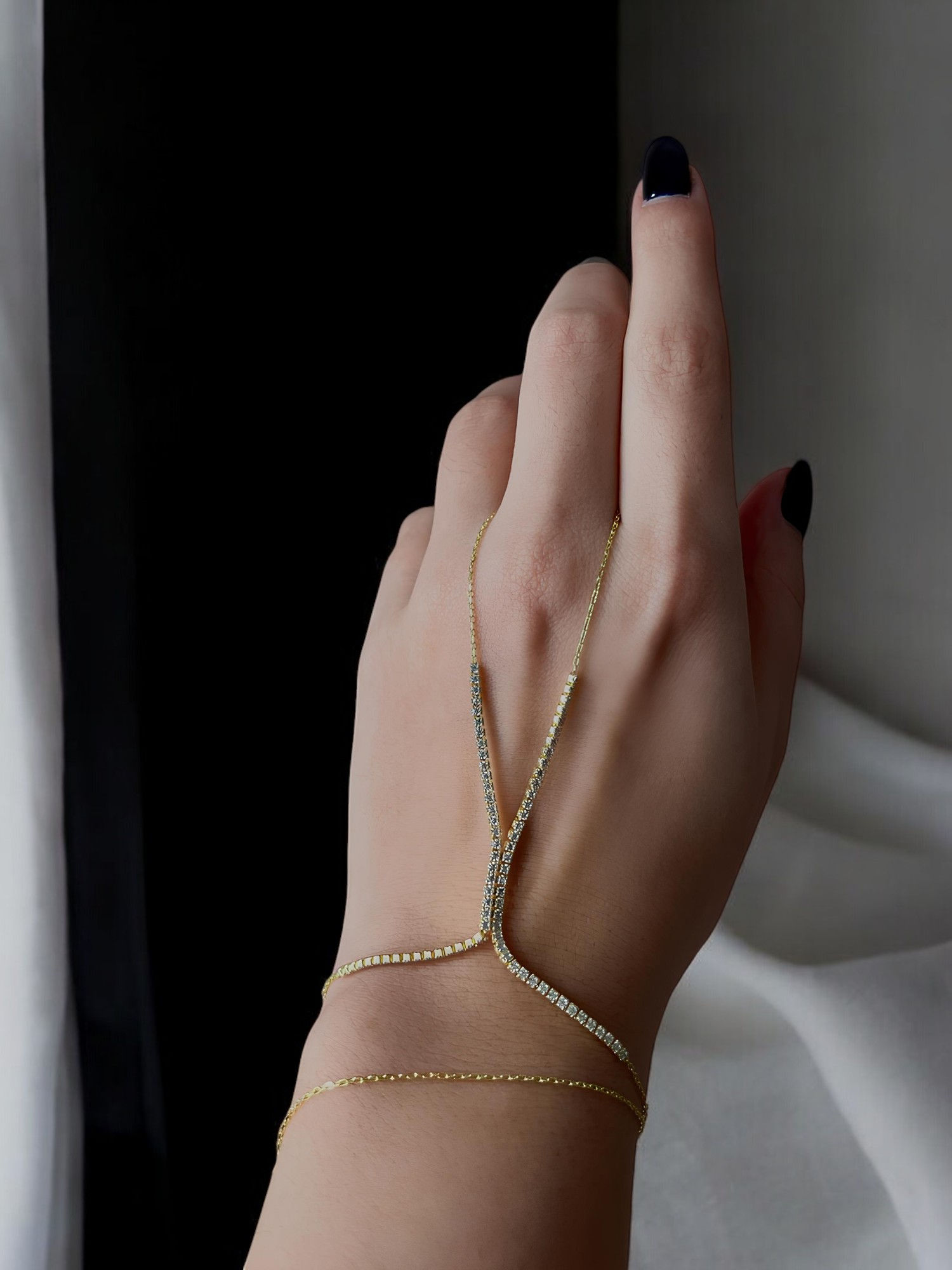 925 Ayar Çift Sıra Su Yolu Çizgisi Zarif Şahmeran Copulabis