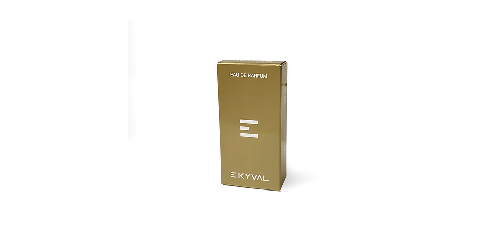 Caixa Perfume Dourado Ekival