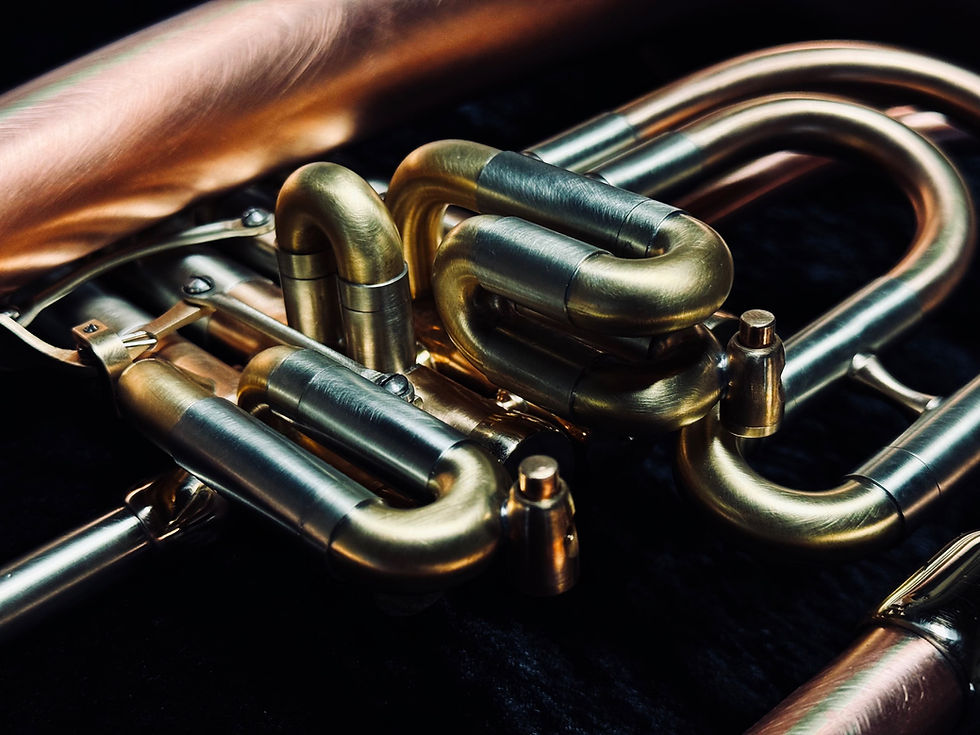 Thumbnail: Tuono 4 Valve Bronze Flugelhorn - AKA "The Beast"