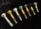 Brass, Bronze, Brass, Steel, Damasteel, Buffalo Horn, Titanium