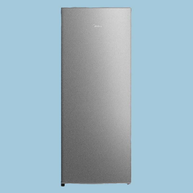 Midea 157L UPRIGHT FREEZER - STAINLESS STEEL