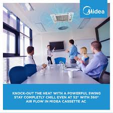 60K BTU Midea CASSETTE INVERTER R32