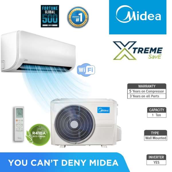 36K BTU Midea XTREME R410a INVERTER