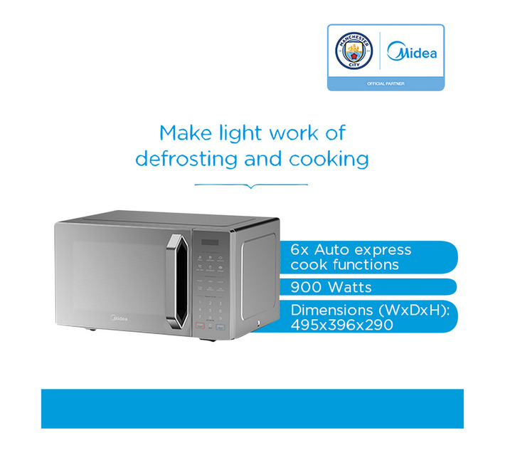 Midea 30L MICROWAVE 900W- SILVER