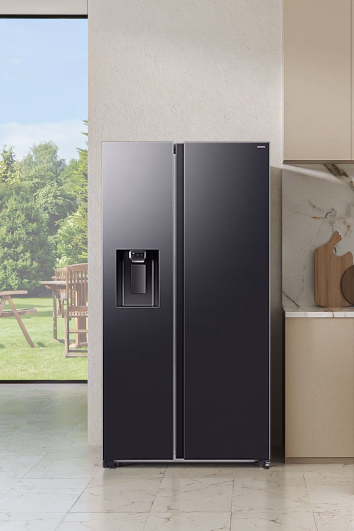 BESPOKE AI Side By side Auto Water & Ice Dispenser (NP) - Silver 617l