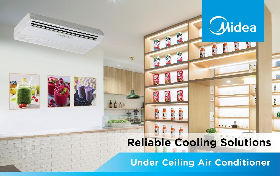 60K BTU Midea UNDER CEILING INVERTER R32