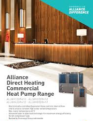 12Kw Alliance - 1ph Commercial Heat Pump