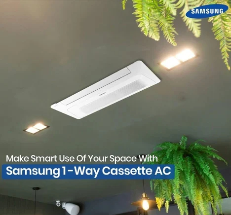 12K BTU Samsung 1-Way Cassette WindFree