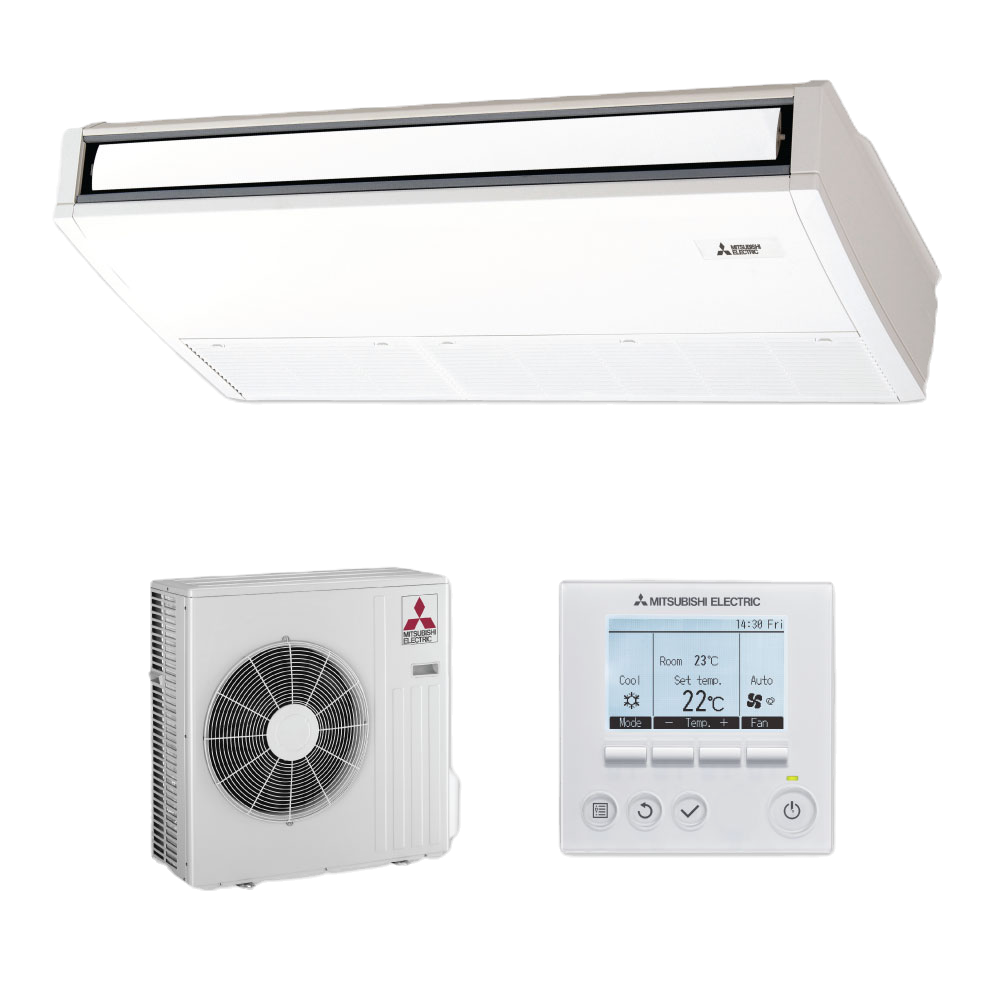 Mitsubishi 13.6Kw / 48000 BTU UNDER CEILING SUSPENDED SPLIT HEAT PUMP Inverter