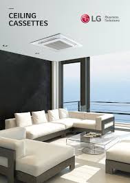 LG Inverter 12 000 BTU Heat Pump Cassette - R410a