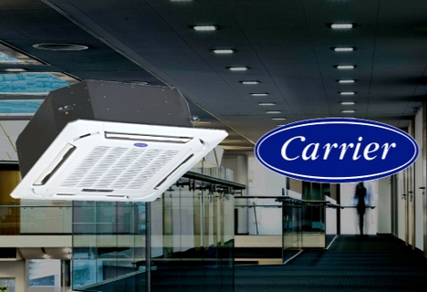 18K BTU Carrier R410 Fixed Speed Compact Cassette