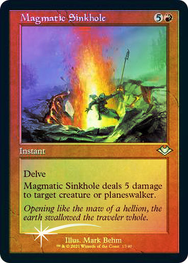 Magmatic Sinkhole (Retro Frame)