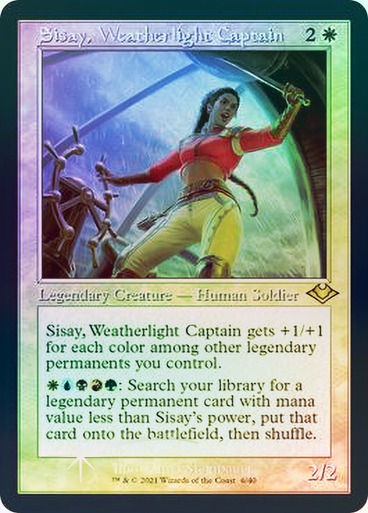 Sisay, Weatherlight Captain (Retro Frame)