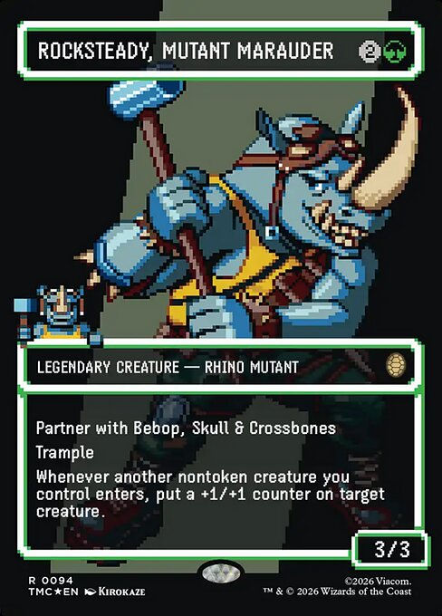 Rocksteady, Mutant Marauder (Borderless) (Foil)