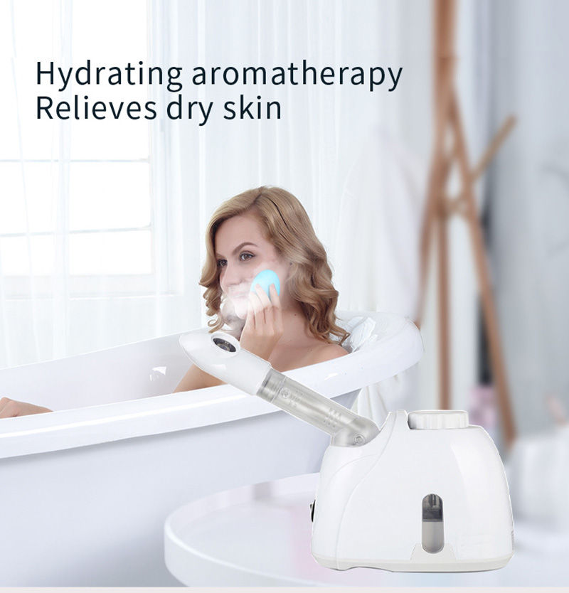 Thumbnail: Ozone Facial Steamer Warm Mist Humidifier for Face Deep Cleaning Vaporizer Spray