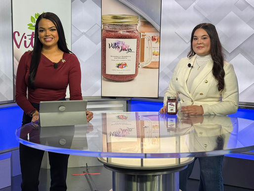 Sharing my story on live TV with Telemundo Wisconsin