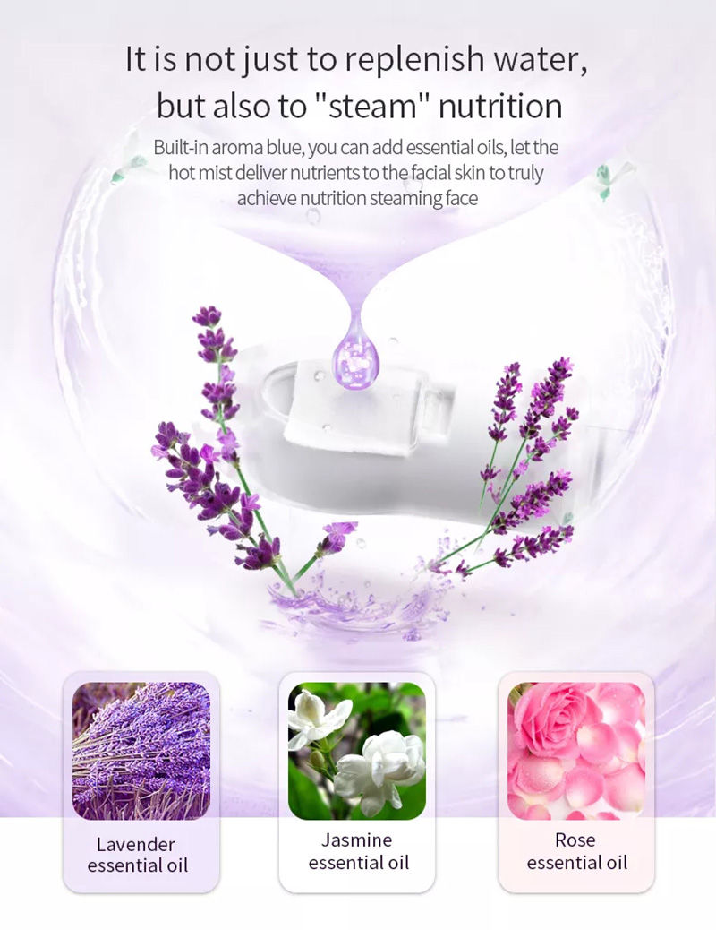 Thumbnail: Ozone Facial Steamer Warm Mist Humidifier for Face Deep Cleaning Vaporizer Spray