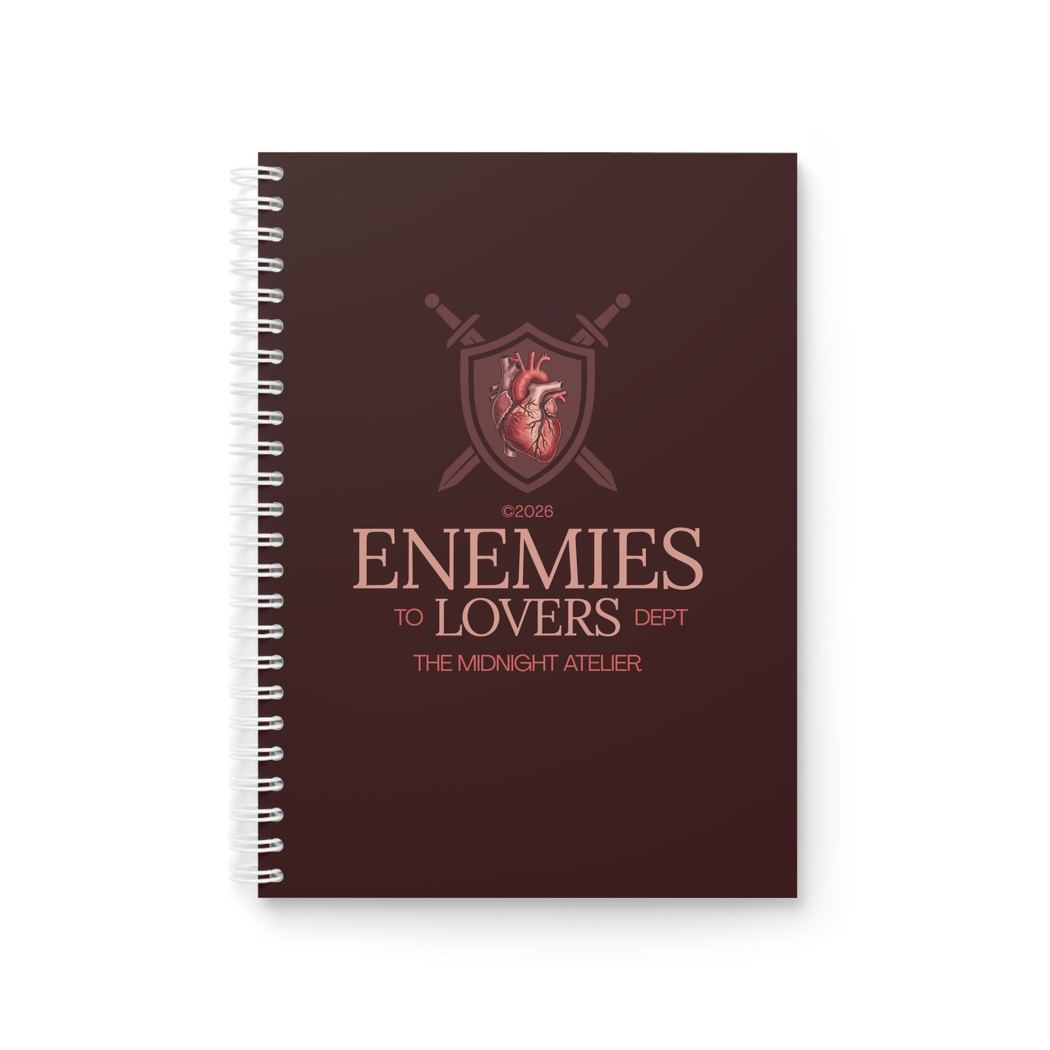 Enemies to Lovers Spiral Notebook