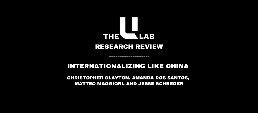 Internationalizing Like China Research Review