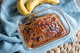 Single serve choc banana bread
