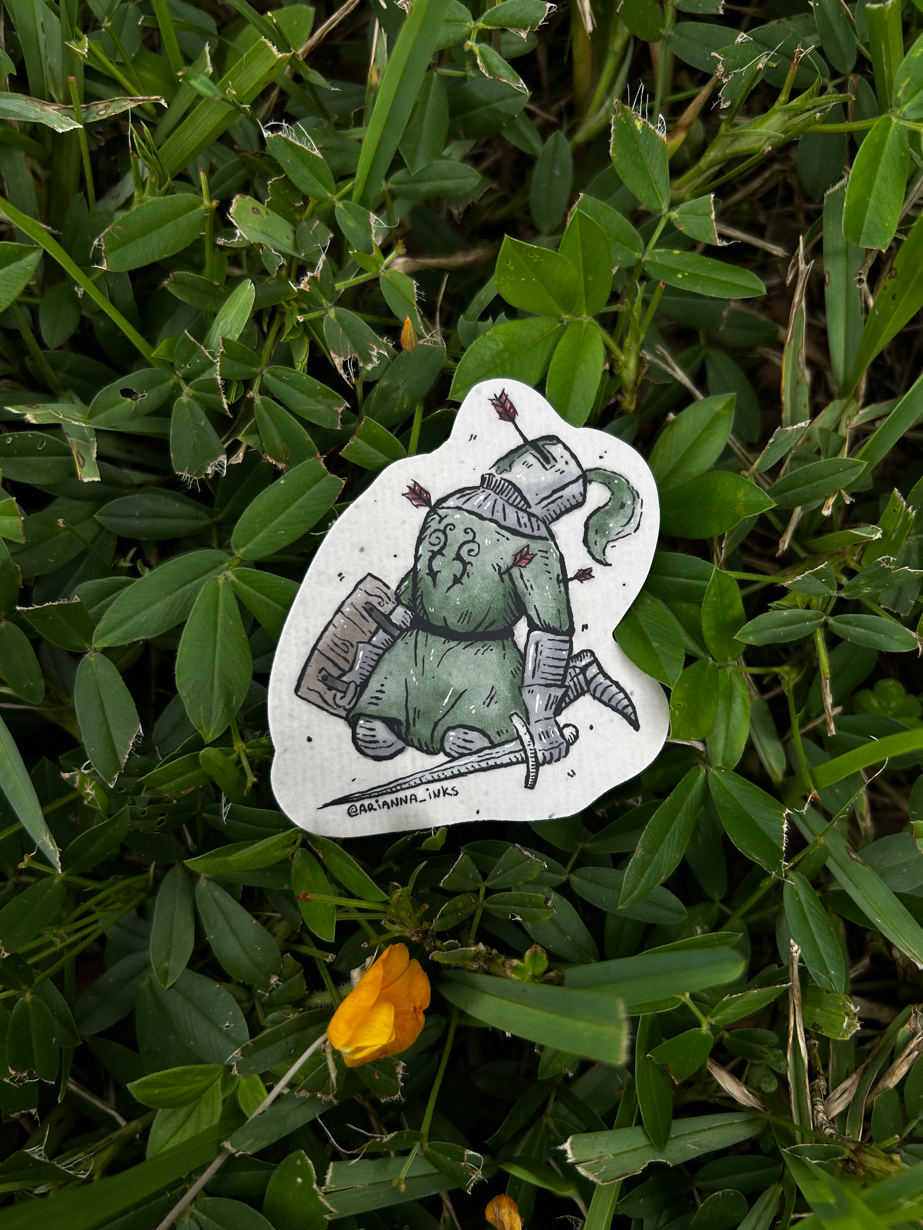 'Tis a Scratch Sticker